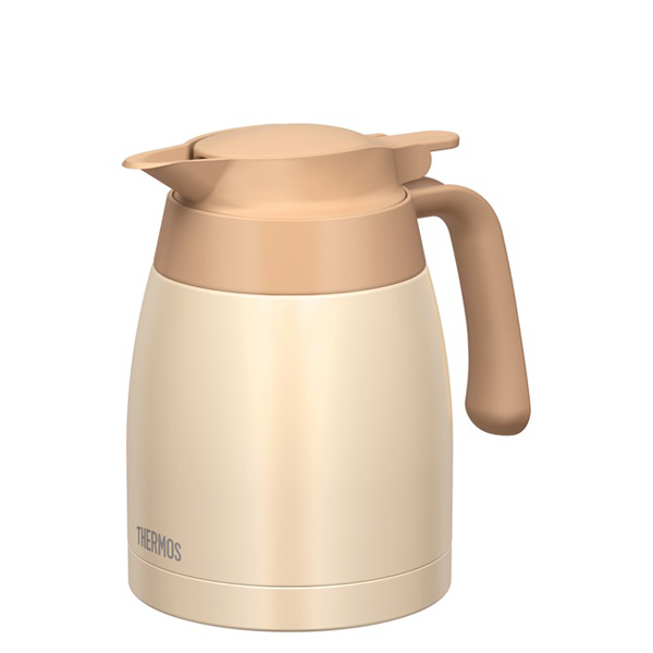 サーモス　ステンレスポット　クリームホワイト1L