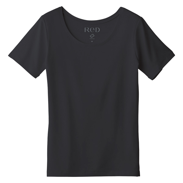 ReD バイタルテックシリーズ Uネックインナー（女性用） ブラック LL