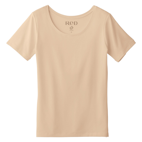 ReD バイタルテックシリーズ Uネックインナー（女性用） ベージュ M