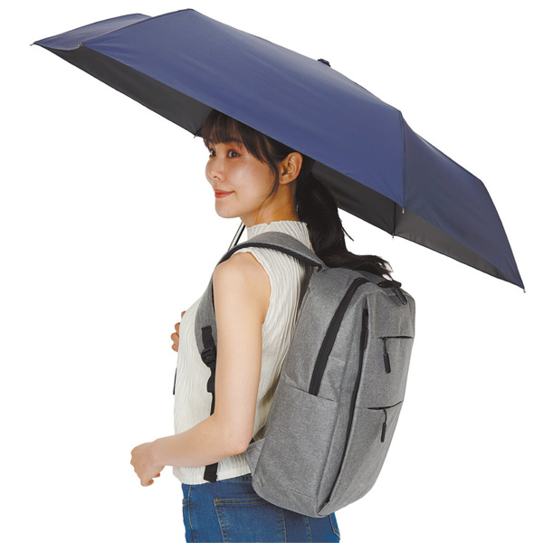 晴雨兼用ワンタッチ折りたたみ傘