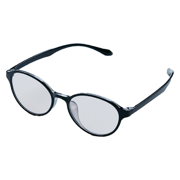 UV&ブルーライトカット 薄色サングラス　ブラック