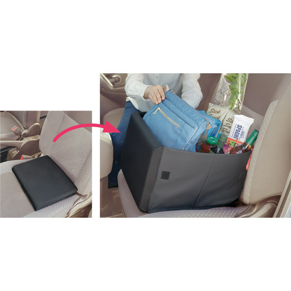 荷物の転落を防ぐシートクッション