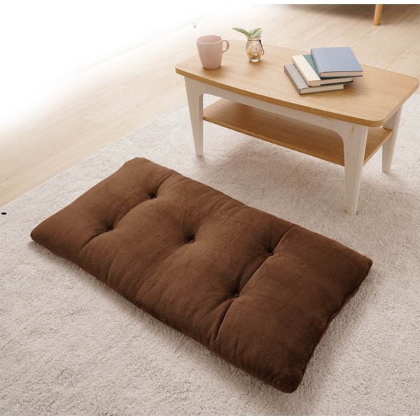 洗える！ふっくらボリュームソファパッド 2人掛け用 ブラウン