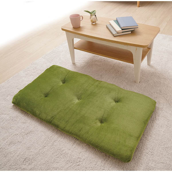 洗える！ふっくらボリュームソファパッド 2人掛け用 グリーン