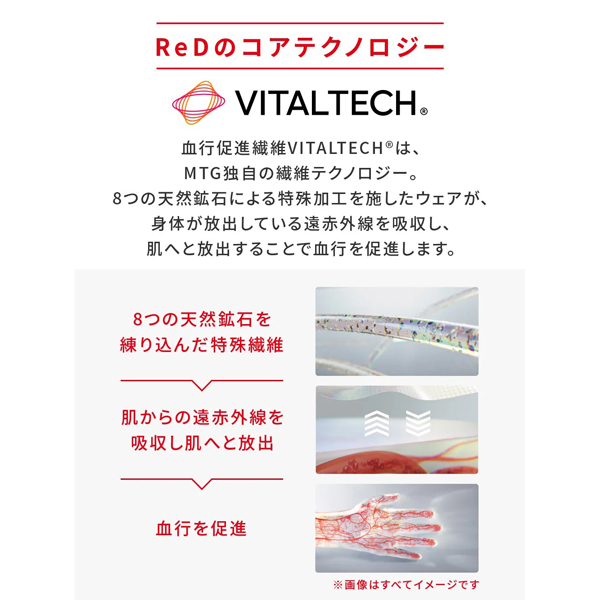 ReD バイタルテック 肩・腰コリ改善インナーシリーズ ロングボクサーパンツ Mサイズ